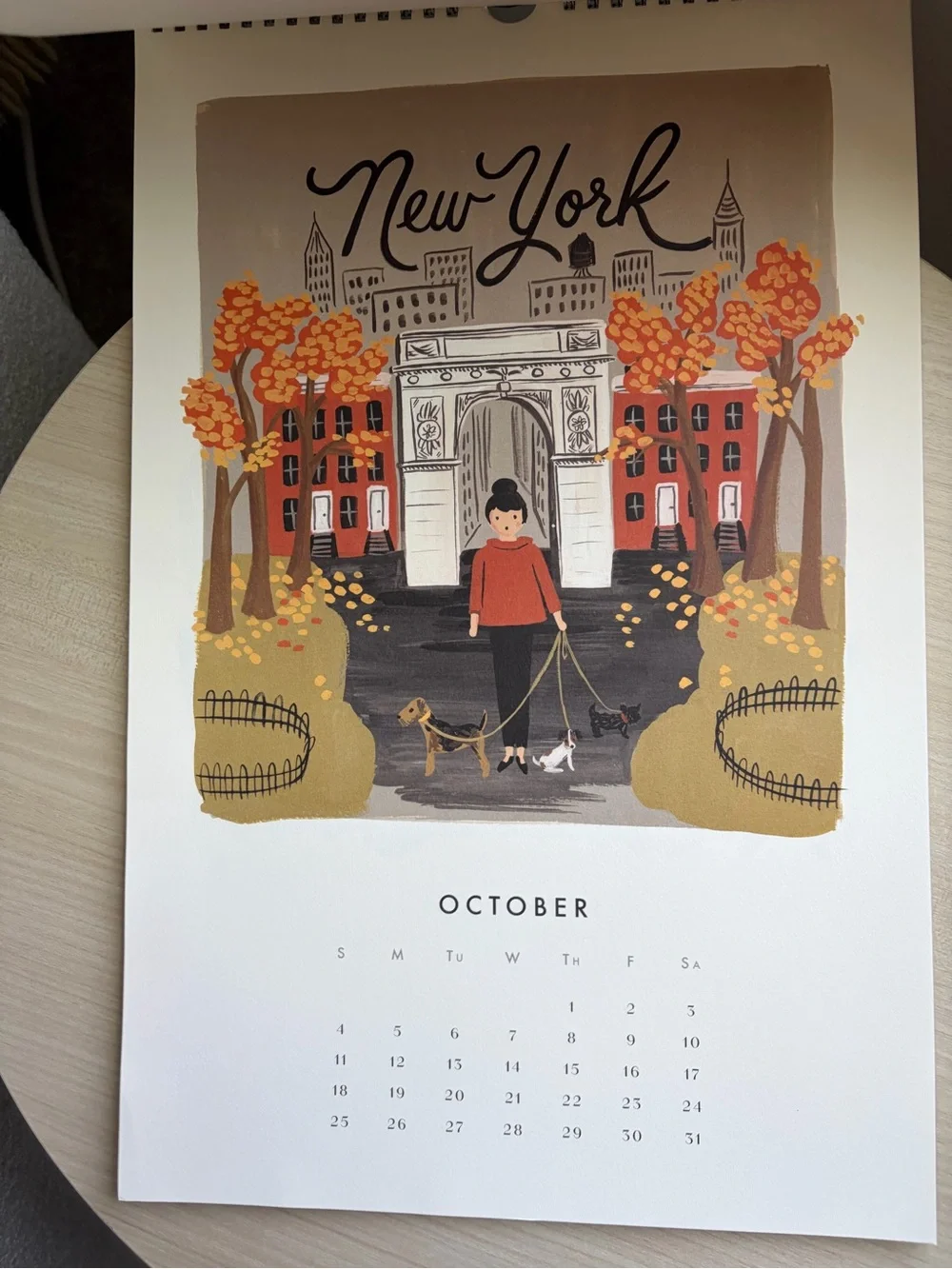 Rifle Paper Co. 2015 Travel The World Wall Calendar